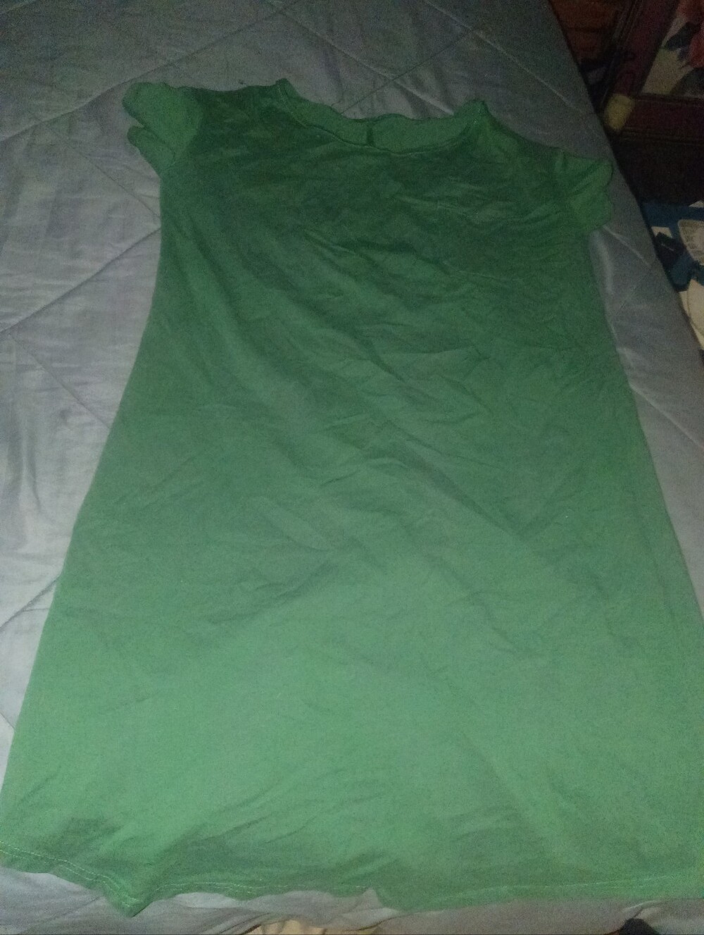 Classic Green Women's Tee Dress